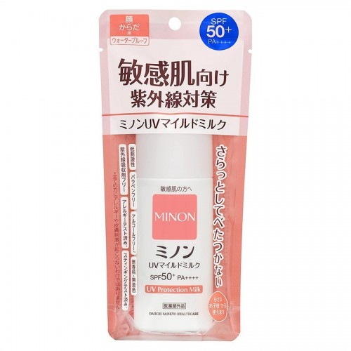 MINON蜜浓 敏感肌温和防晒乳 SPF50 80ml